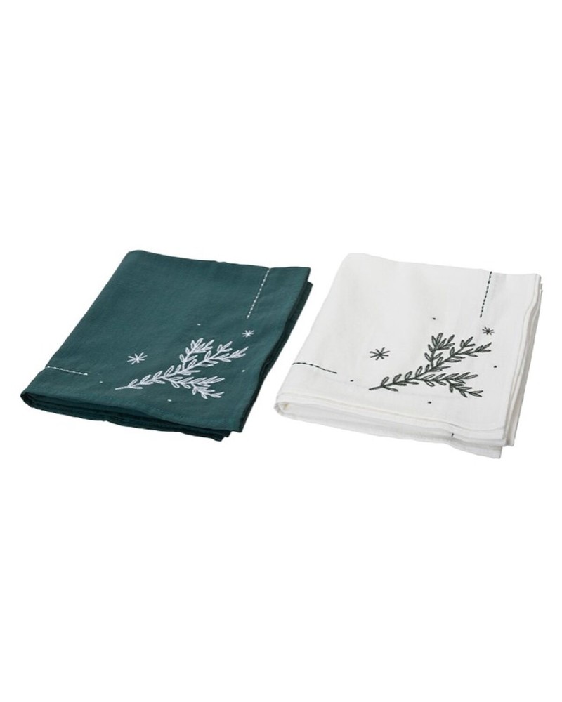 Decoris Table Runner Green Black and White, 40 x 140 cm, for Elegant Christmas Decorations

